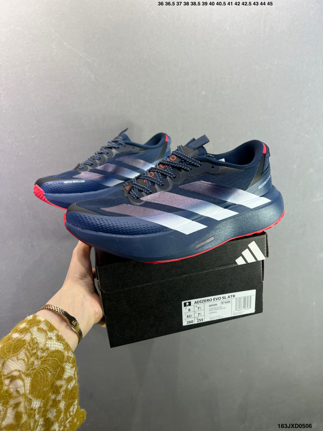 阿迪达斯adidas Adizero Evo SL ATR 舒适贴合防水跑步鞋 男女同款 KK2682-Top High Quatity Cheap Sneakers Fashion Clothing Clothes Bags handbags Shoes of all Brand wholesale With The best Quality And Beautiful Price from China Factory Chinese suppliers wholesaler seller 阿迪达斯adidas Adizero Evo SL ATR 舒适贴合防水跑步鞋 男女同款 KK2682