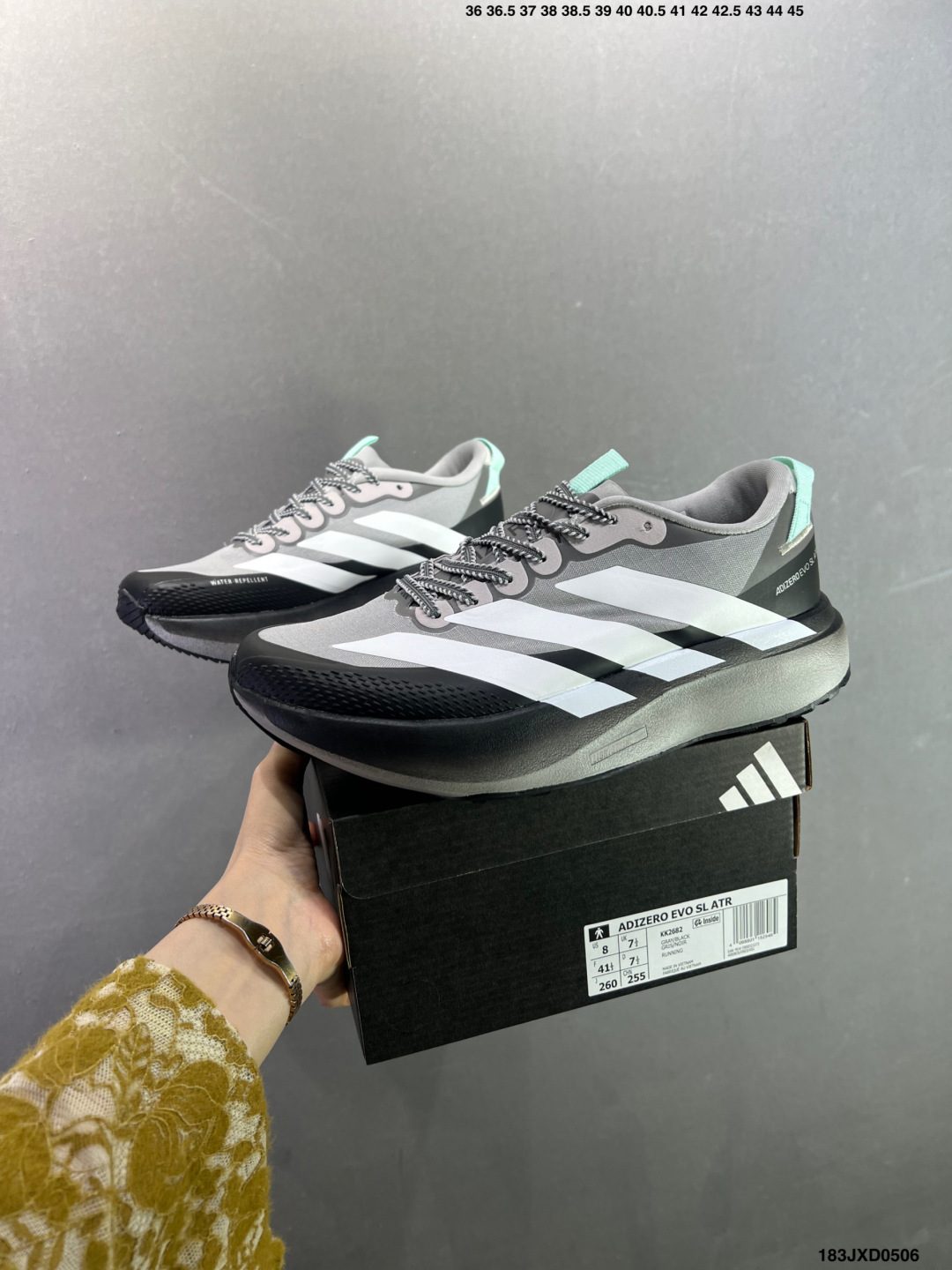 阿迪达斯adidas Adizero Evo SL ATR 舒适贴合防水跑步鞋 男女同款 KK2682-Top High Quatity Cheap Sneakers Fashion Clothing Clothes Bags handbags Shoes of all Brand wholesale With The best Quality And Beautiful Price from China Factory Chinese suppliers wholesaler seller 阿迪达斯adidas Adizero Evo SL ATR 舒适贴合防水跑步鞋 男女同款 KK2682