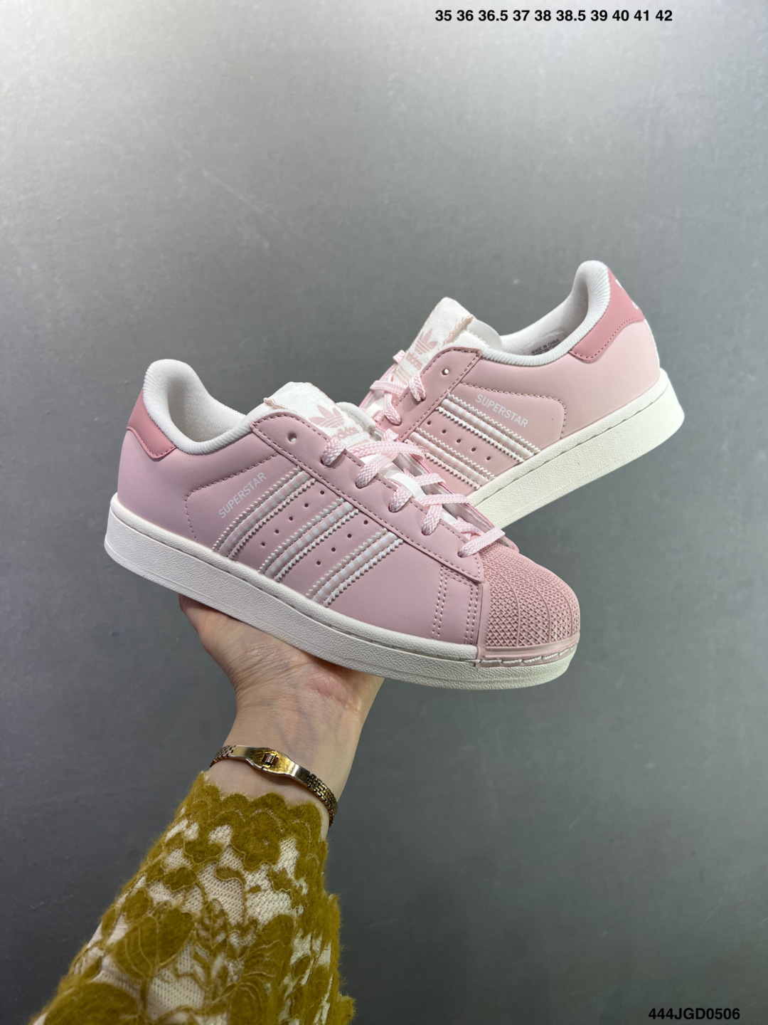 adidas originals SUPERSTAR II舒适百搭时尚潮流 贝壳头系列低帮经典百搭休闲运动板鞋 色 JQ8777