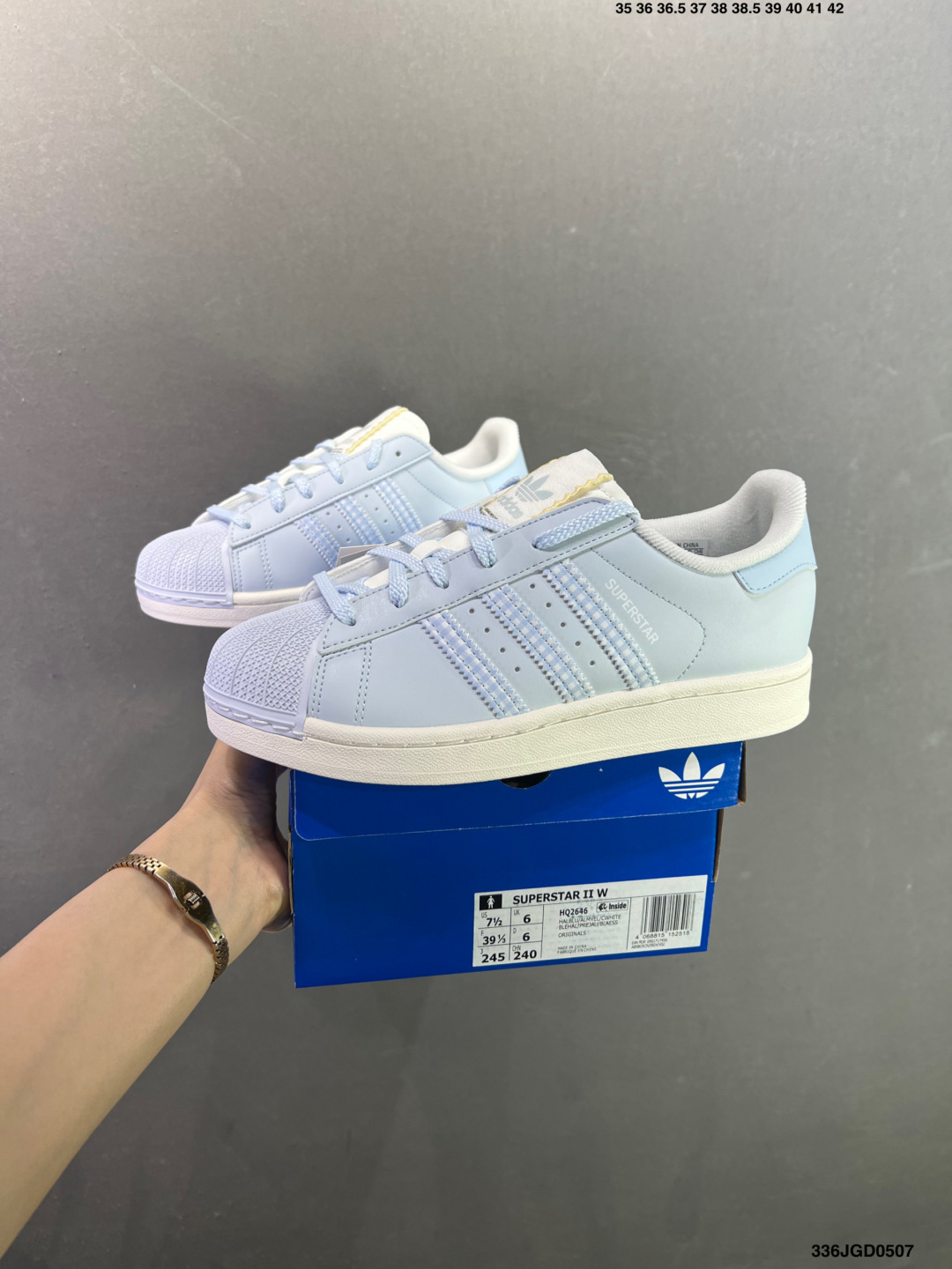 Adidas Originals Superstar贝壳头 2026全新版本 贝壳头 HQ2646
