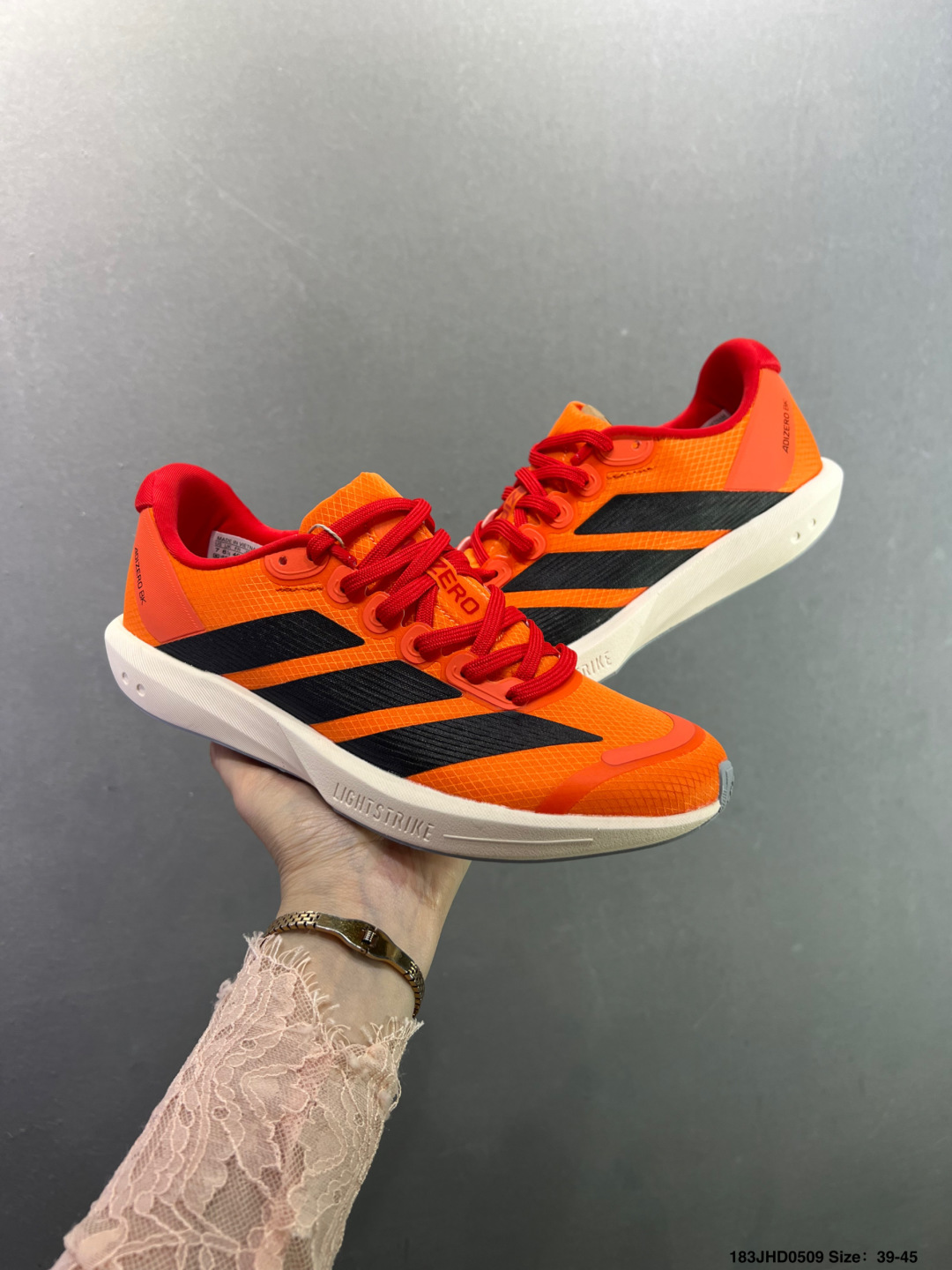 阿迪达斯女款老爹鞋 ADIZERO BK 轻便透气缓震竞速跑步运动鞋 JP6568-Top High Quatity Cheap Sneakers Fashion Clothing Clothes Bags handbags Shoes of all Brand wholesale With The best Quality And Beautiful Price from China Factory Chinese suppliers wholesaler seller 阿迪达斯女款老爹鞋 ADIZERO BK 轻便透气缓震竞速跑步运动鞋 JP6568