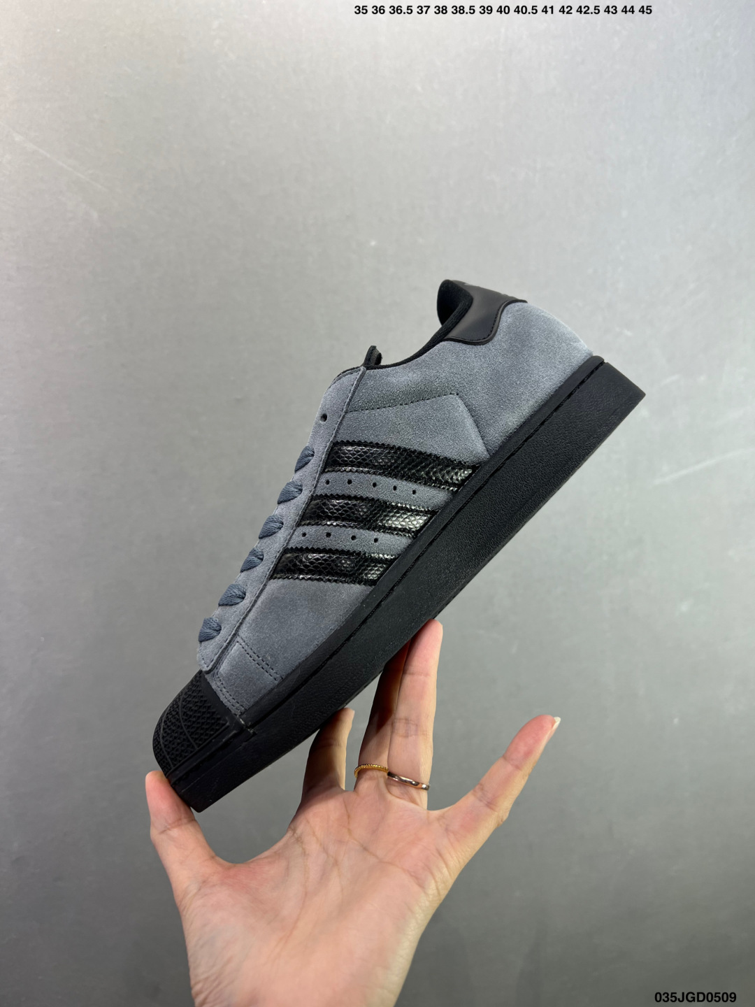 Adidas三叶草 Originals Superstar II 贝壳头系列低帮经典百搭休闲运动板鞋 EG4959