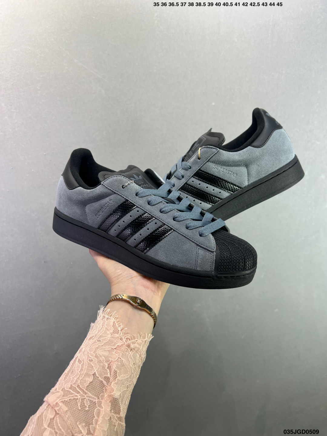 Adidas三叶草 Originals Superstar II 贝壳头系列低帮经典百搭休闲运动板鞋 EG4959