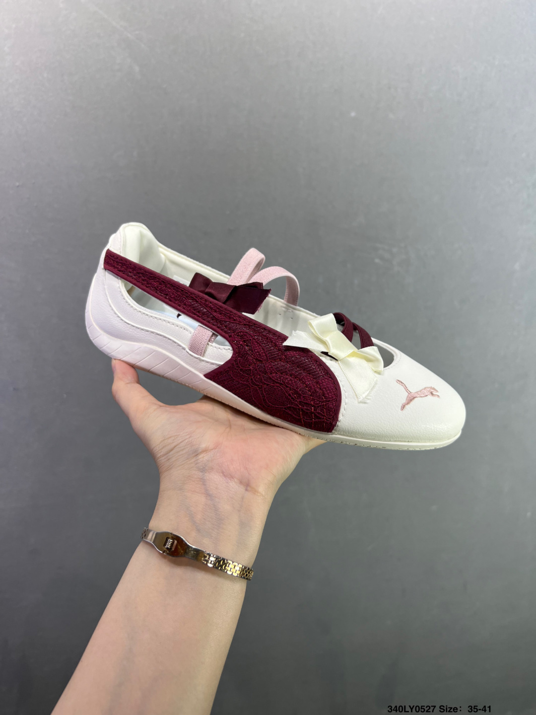 ️ ✅PUMA彪马 speedcat BALLET LACE 舒适 平跟 玛丽珍鞋 女款 粉色 货号: 406853-01 如图 ID:340LY0527