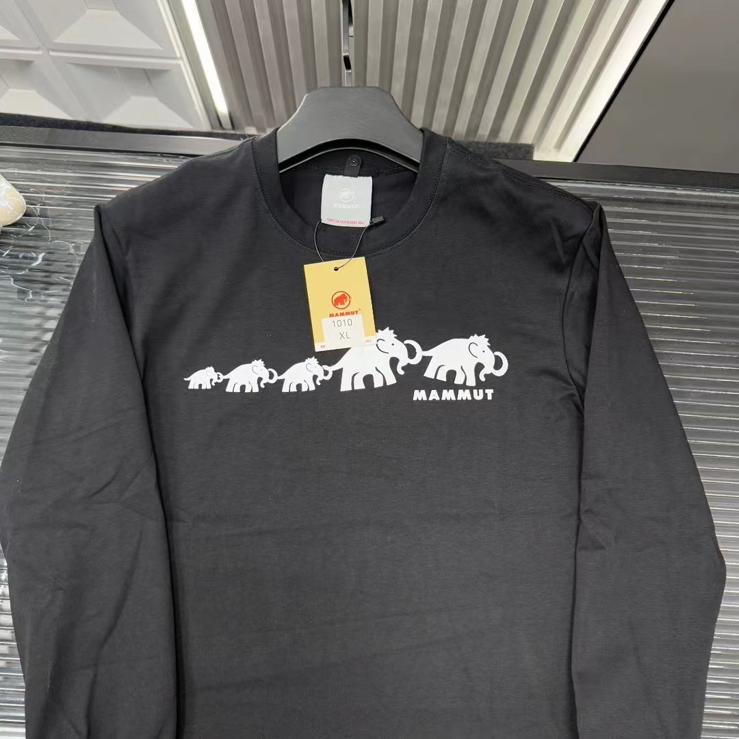 💰65 早秋卫衣推荐⭐猛犸象🦣烫印Logo圆领卫衣🪡三标齐全官网一致，放大看细节📷原相机实物拍摄 
颜色：黑色
尺码：L-4xl
 L（80～105斤）
XL（105～120斤）
2XL（120～140斤）
3XL（140～160斤）
4XL（160～180斤）
