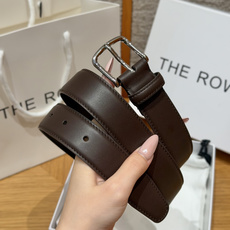 -THE ROW✨ Classic Belt 30mm 经典款腰带 窄款亮面小牛皮腰带,搭配金属针扣与一体式固定皮圈。3 -THE ROW✨ Classic Belt 30mm 经典款腰带 窄款亮面小牛皮腰带,搭配金属针扣与一体式固定皮圈。3
