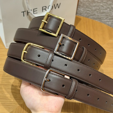 -THE ROW✨ Classic Belt 30mm 经典款腰带 窄款亮面小牛皮腰带,搭配金属针扣与一体式固定皮圈。3 -THE ROW✨ Classic Belt 30mm 经典款腰带 窄款亮面小牛皮腰带,搭配金属针扣与一体式固定皮圈。3