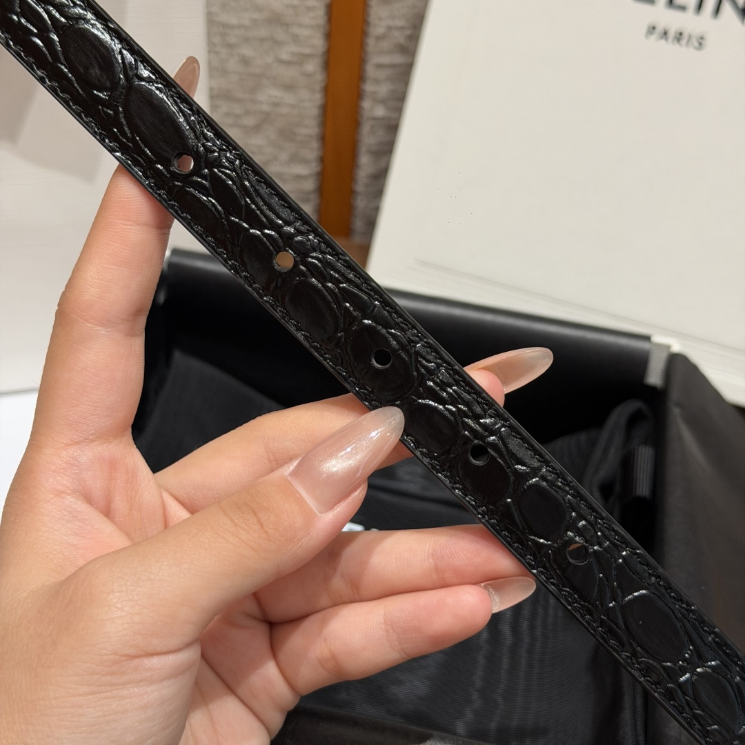 셀린느 트리옴프 18mm 양면 가죽 벨트 상세 이미지 8