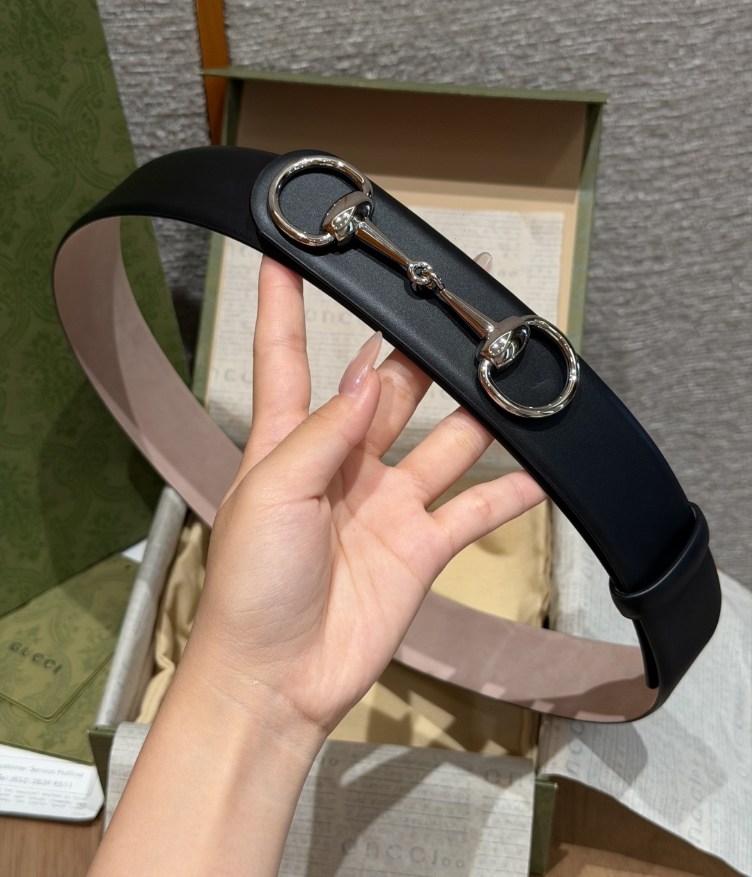 구찌 굿이어 호스빗 40mm 벨트 상세 이미지 4