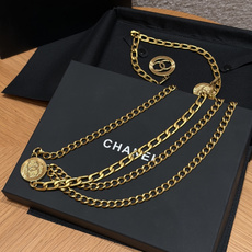 香家✨ Multi-Strand Metal Chain Belt with CC Coin Medallions 三层 香家✨ Multi-Strand Metal Chain Belt with CC Coin Medallions 三层