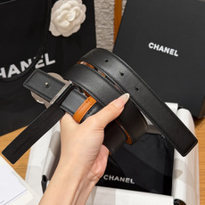-香家✨ Leather Belt 30mm 皮质腰带 双面小牛皮腰带,经典双C带扣设计。小牛皮与金属。两种配色随心切换 -香家✨ Leather Belt 30mm 皮质腰带 双面小牛皮腰带,经典双C带扣设计。小牛皮与金属。两种配色随心切换