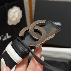 -香家✨ Leather Belt 30mm 皮质腰带 双面小牛皮腰带,经典双C带扣设计。小牛皮与金属。两种配色随心切换 -香家✨ Leather Belt 30mm 皮质腰带 双面小牛皮腰带,经典双C带扣设计。小牛皮与金属。两种配色随心切换