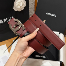 -香家✨ Leather Belt 30mm 皮质腰带 双面小牛皮腰带,经典双C带扣设计。小牛皮与金属。两种配色随心切换 -香家✨ Leather Belt 30mm 皮质腰带 双面小牛皮腰带,经典双C带扣设计。小牛皮与金属。两种配色随心切换
