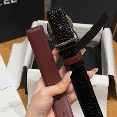 -香家✨ Leather Belt 30mm 皮质腰带 双面小牛皮腰带,经典双C带扣设计。小牛皮与金属。两种配色随心切换 -香家✨ Leather Belt 30mm 皮质腰带 双面小牛皮腰带,经典双C带扣设计。小牛皮与金属。两种配色随心切换