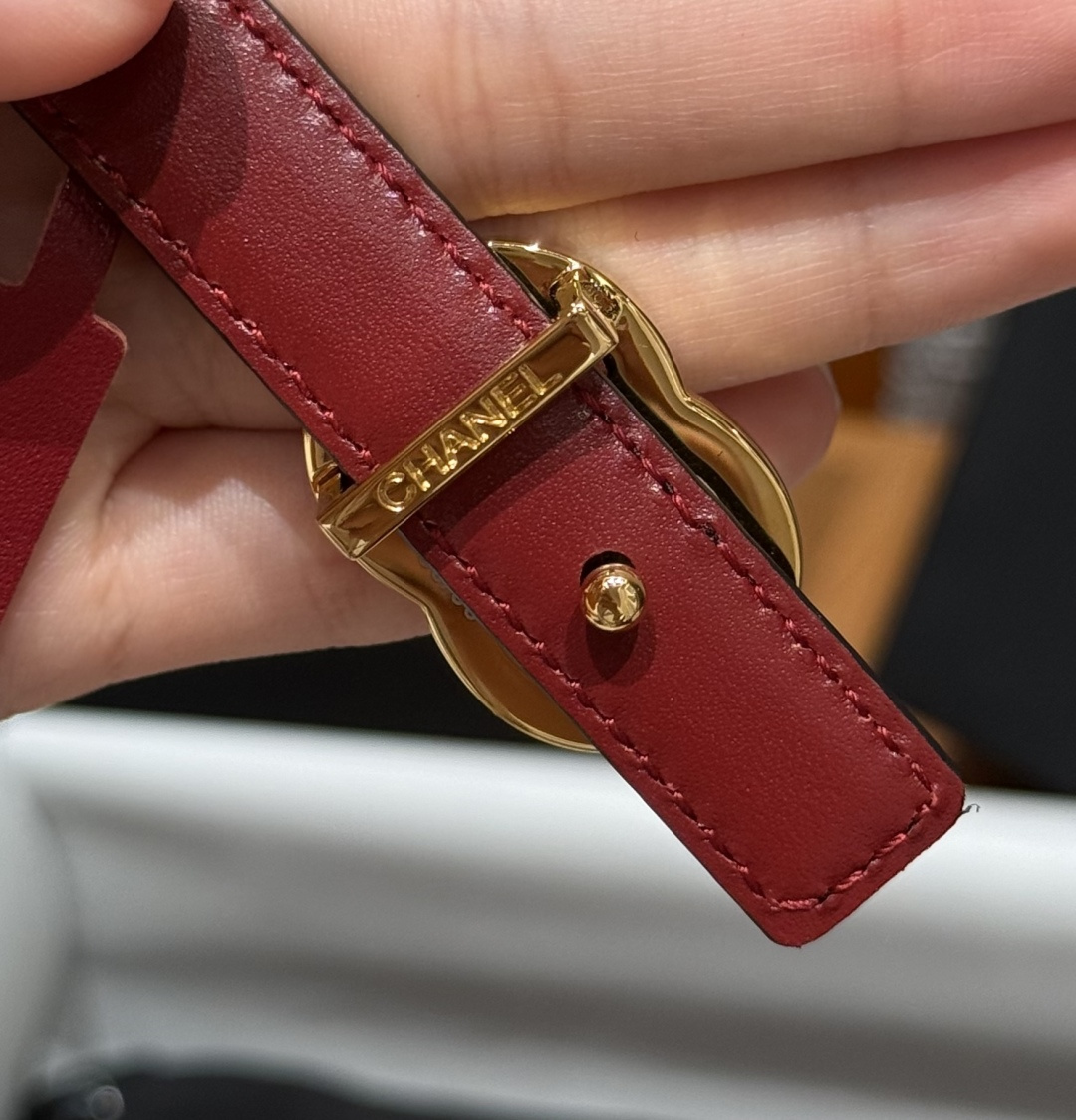 - 香家✨ Leather Belt 15mm 皮质腰带 双面小牛皮腰带,经典双C带扣设计。小牛皮与金属。15毫米超细皮 - 香家✨ Leather Belt 15mm 皮质腰带 双面小牛皮腰带,经典双C带扣设计。小牛皮与金属。15毫米超细皮