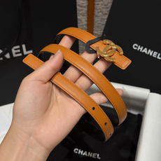 - 香家✨ Leather Belt 15mm 皮质腰带 双面小牛皮腰带,经典双C带扣设计。小牛皮与金属。15毫米超细皮 - 香家✨ Leather Belt 15mm 皮质腰带 双面小牛皮腰带,经典双C带扣设计。小牛皮与金属。15毫米超细皮