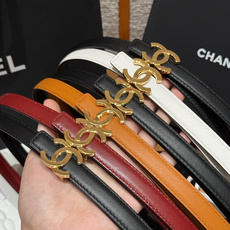 - 香家✨ Leather Belt 15mm 皮质腰带 双面小牛皮腰带,经典双C带扣设计。小牛皮与金属。15毫米超细皮 - 香家✨ Leather Belt 15mm 皮质腰带 双面小牛皮腰带,经典双C带扣设计。小牛皮与金属。15毫米超细皮