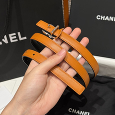 -香家✨ Leather Belt 15mm 皮质腰带 双面小牛皮腰带,经典双C带扣设计。小牛皮与金属。15毫米超细皮带 -香家✨ Leather Belt 15mm 皮质腰带 双面小牛皮腰带,经典双C带扣设计。小牛皮与金属。15毫米超细皮带
