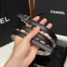 -香家✨ Leather Belt 15mm 皮质腰带 双面小牛皮腰带,经典双C带扣设计。小牛皮与金属。15毫米超细皮带 -香家✨ Leather Belt 15mm 皮质腰带 双面小牛皮腰带,经典双C带扣设计。小牛皮与金属。15毫米超细皮带