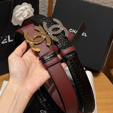 -香家✨ Leather Belt 30mm 皮质腰带 双面小牛皮腰带,经典双C带扣设计。小牛皮与金属。两种配色随心切换 -香家✨ Leather Belt 30mm 皮质腰带 双面小牛皮腰带,经典双C带扣设计。小牛皮与金属。两种配色随心切换