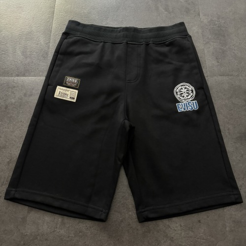 EVISU 2025 Camo Buddha Embroidered Shorts - High Quality Version
