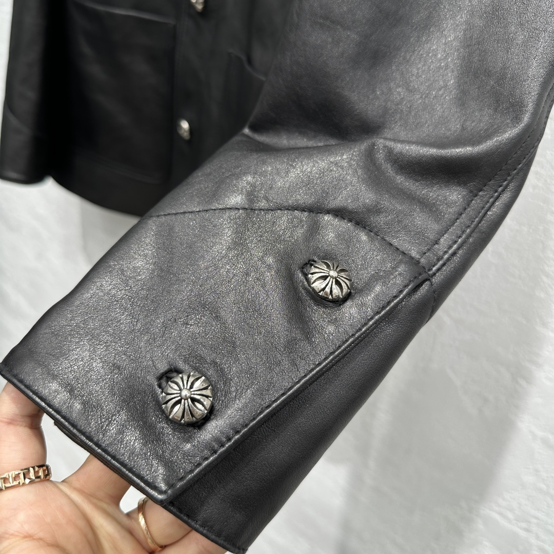 P2645 Oversized Sheepskin Coat with Stylish Boyfriend Design – High Quality, Custom Hardware. - 图片 5