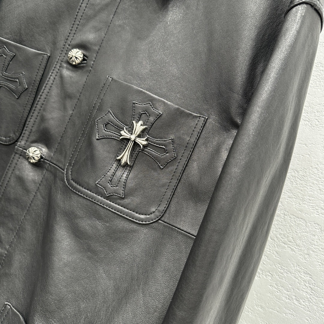 P2645 Oversized Sheepskin Coat with Stylish Boyfriend Design – High Quality, Custom Hardware. - 图片 4