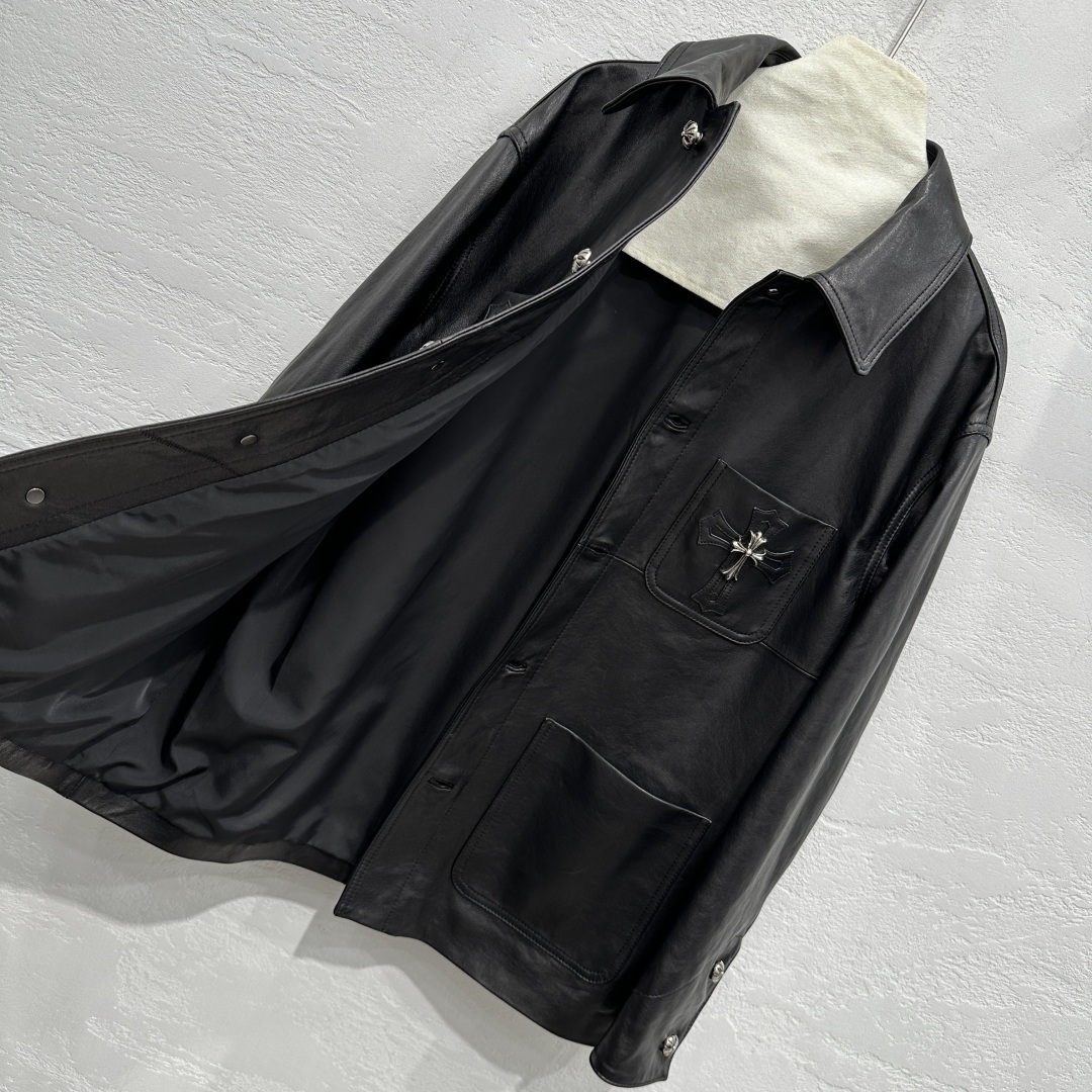 P2645 Oversized Sheepskin Coat with Stylish Boyfriend Design – High Quality, Custom Hardware. - 图片 8