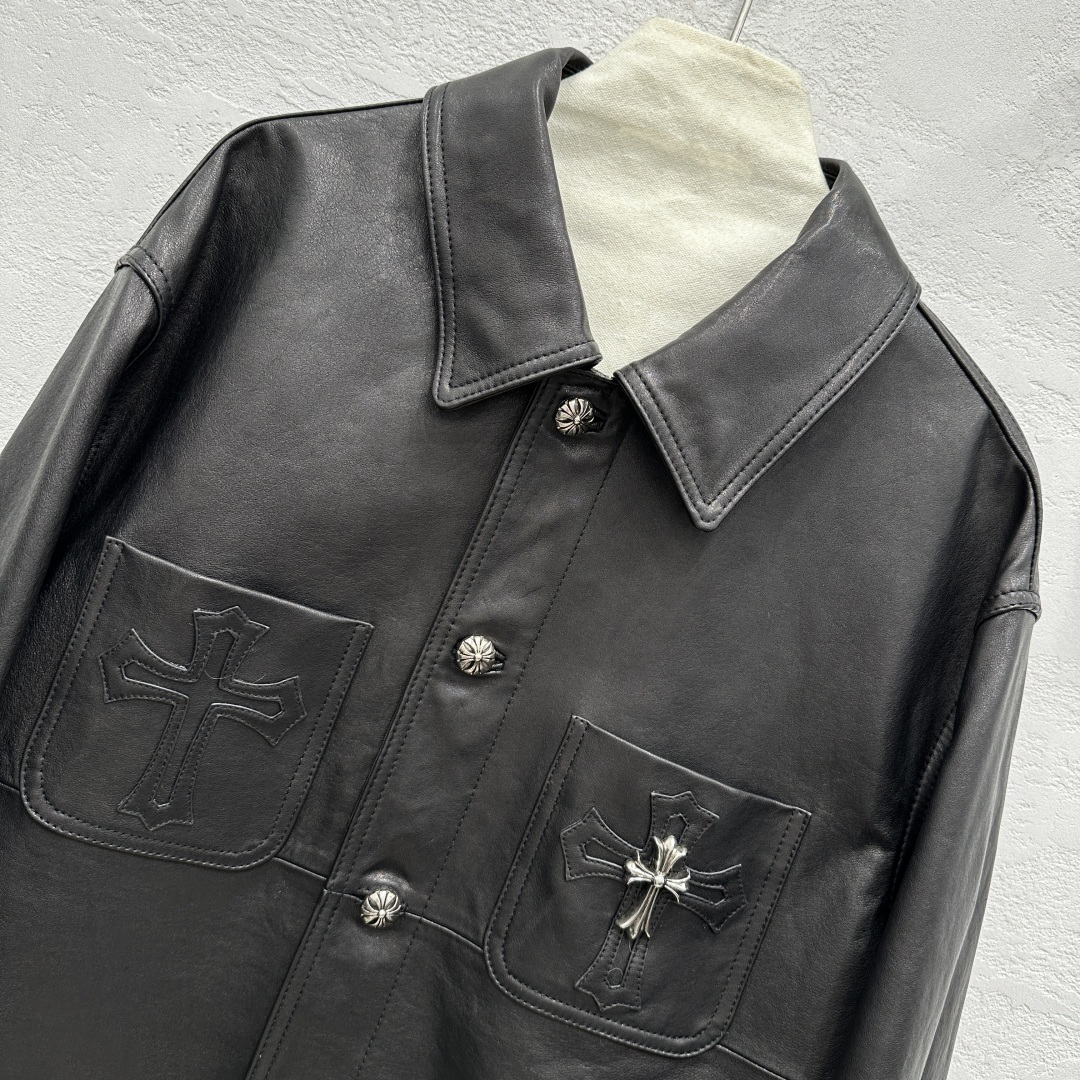 P2645 Oversized Sheepskin Coat with Stylish Boyfriend Design – High Quality, Custom Hardware. - 图片 2