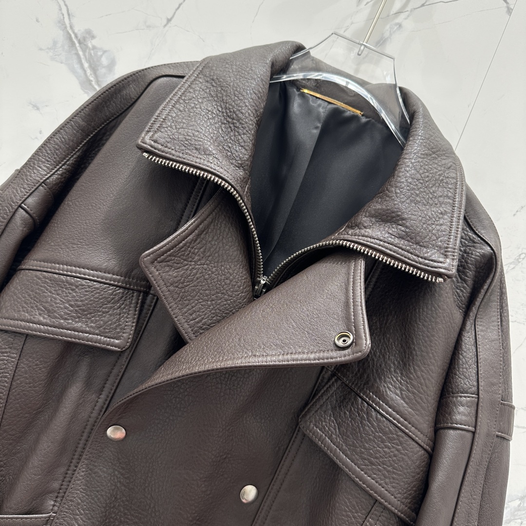 Saint Laurent Lambskin Biker Jacket - Double Breasted, Premium Quality 3 cmp i1751808380684 3178 0 1