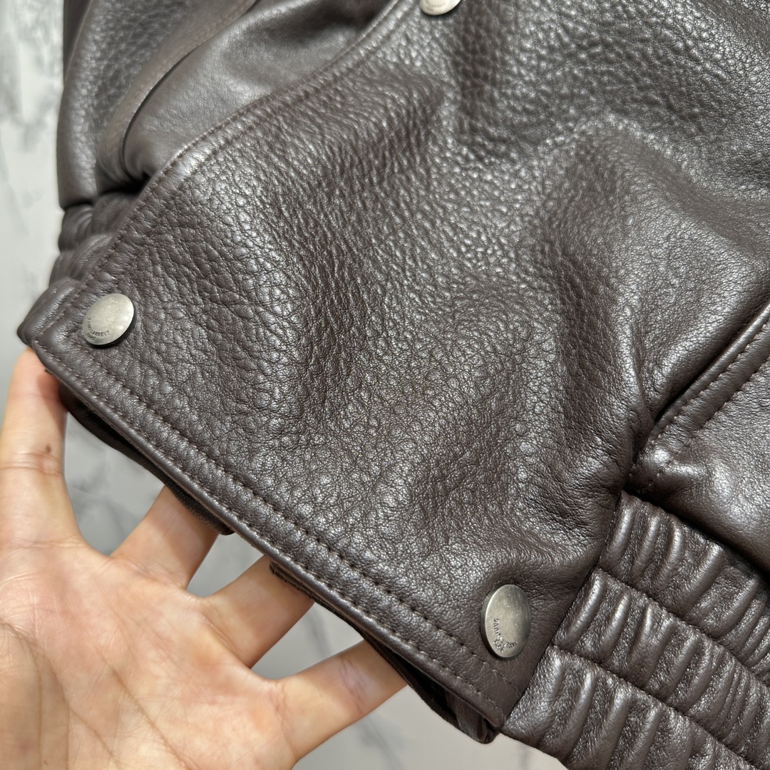 Saint Laurent Lambskin Biker Jacket - Double Breasted, Premium Quality 5 cmp i1751808384568 227 0 3