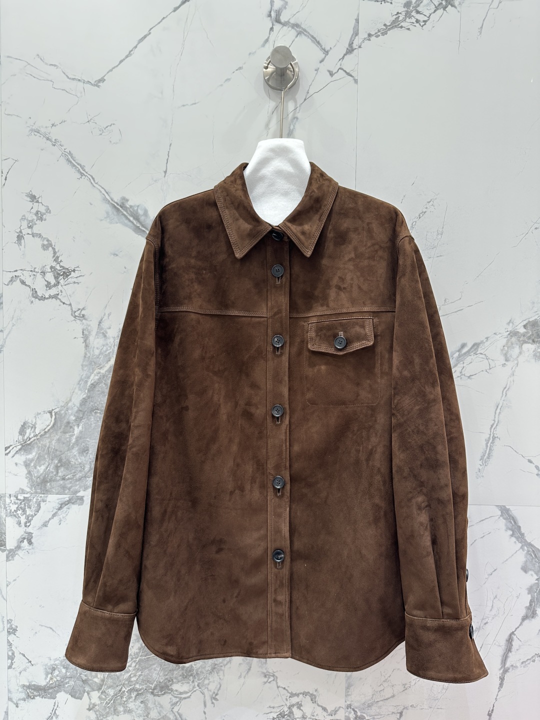 Versatile Female Outfit: P3105 llrow25 Shirt with Velvet, Custom-made Quality - 图片 1