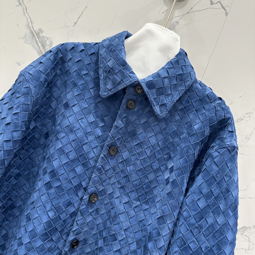 Luxury Goat Deer Velvet Shirt with Classic Collar – High-End Fashion Import - 图片 2