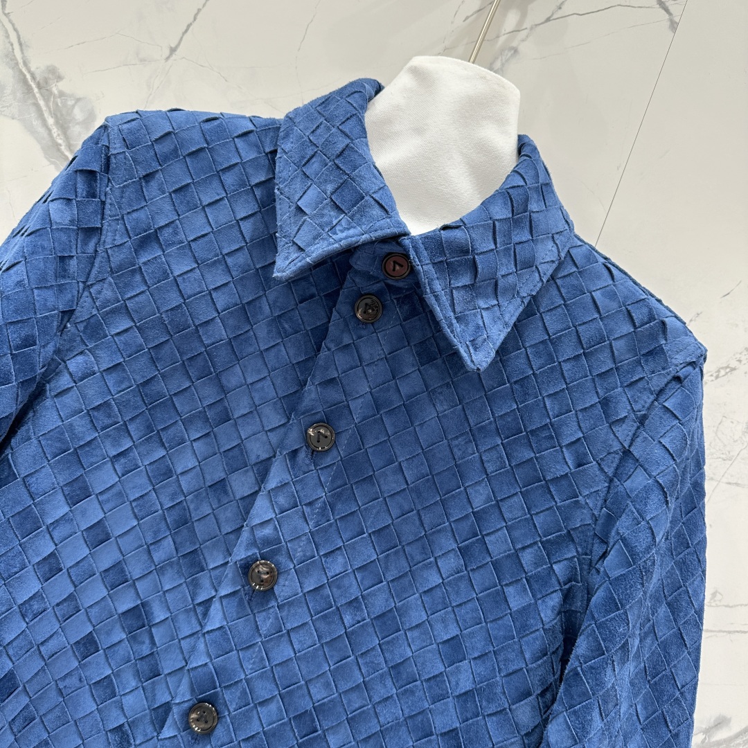 High-End Goat Deer Velvet Shirt with Classic Collar – Exclusive Import - 图片 2
