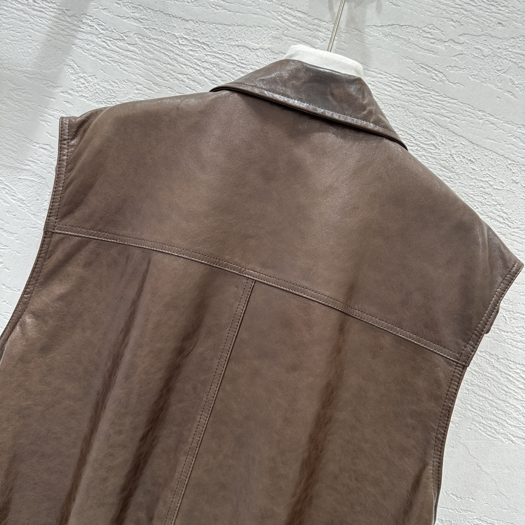 P2254: Custom Female Dust-Proof Bag with Imported Sheep Skin and Brass Details - 图片 7