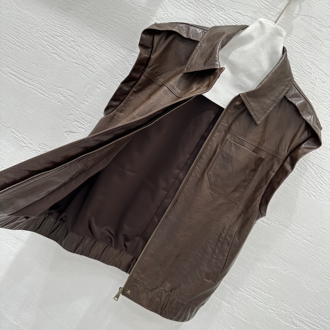 P2254: Custom Female Dust-Proof Bag with Imported Sheep Skin and Brass Details - 图片 8
