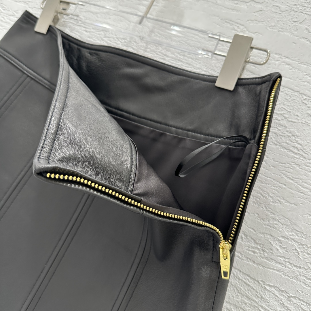 “Customized Sheep Skin Skirt: Elegant, Stylish, and High-Quality Import with 3D Cut-Out Design” - 图片 6