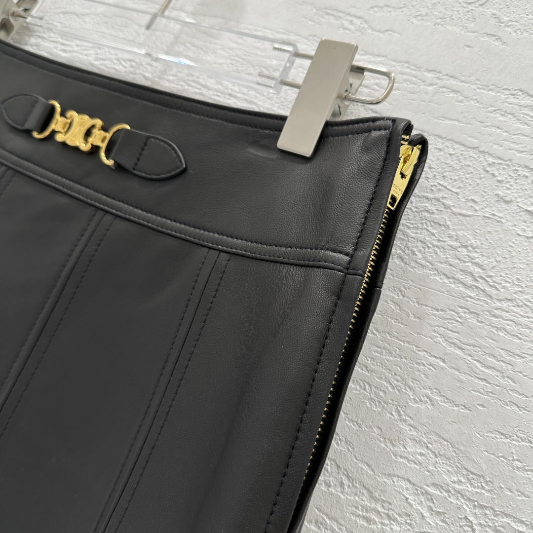 “Customized Sheep Skin Skirt: Elegant, Stylish, and High-Quality Import with 3D Cut-Out Design” - 图片 4