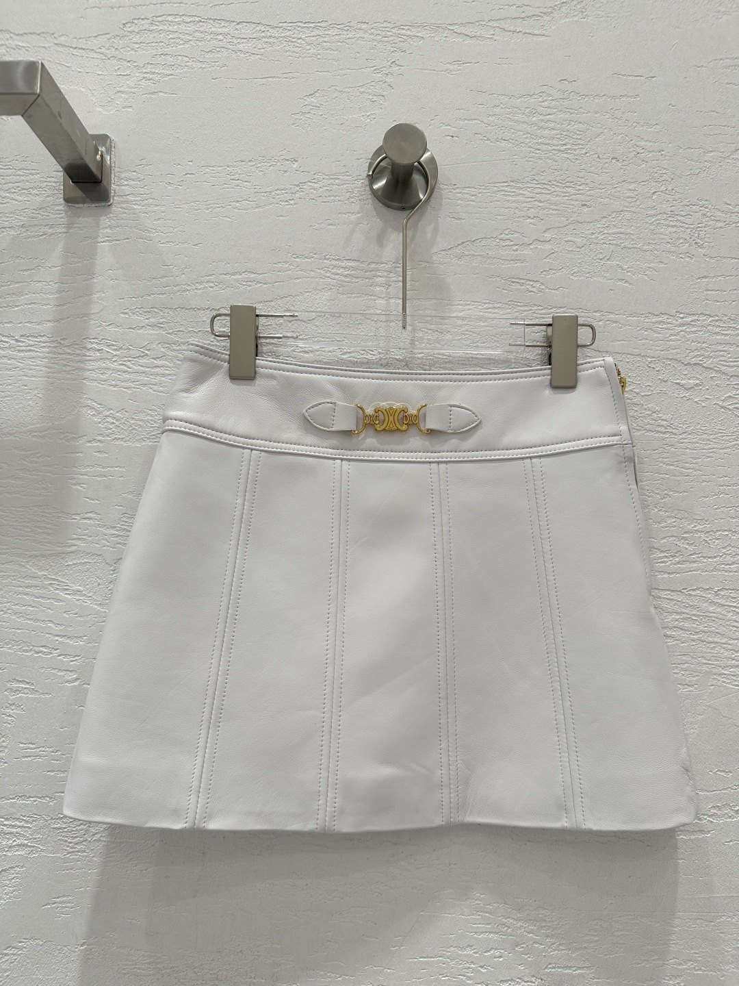 “High-End Single-Quality Celi*e 25 Early Autumn Skirt for Women – Sheep Skin Import” - 图片 1