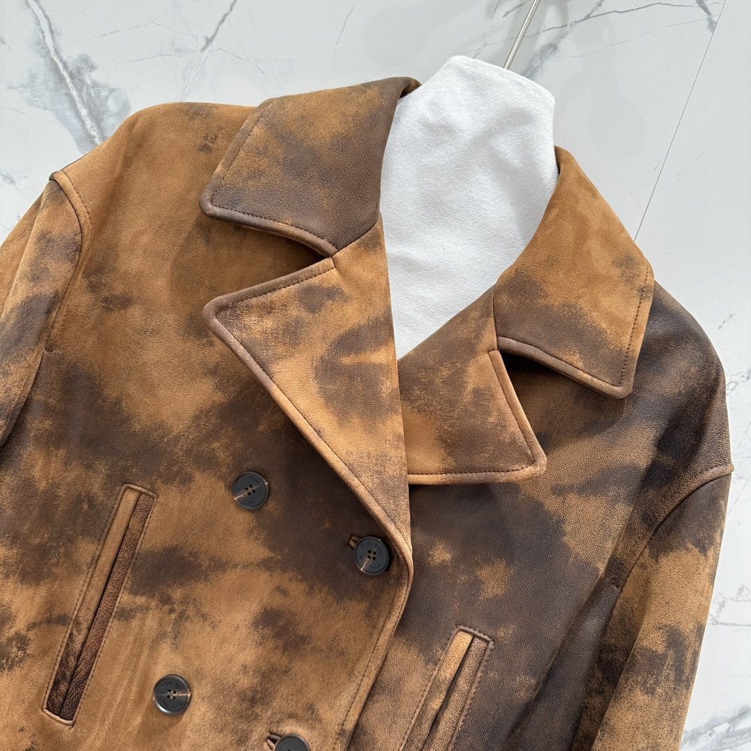 “First-Class Women’s Brown Suit Jacket with Exclusive Custom-Made Design | New Autumn Product | Miu Brand” - 图片 2