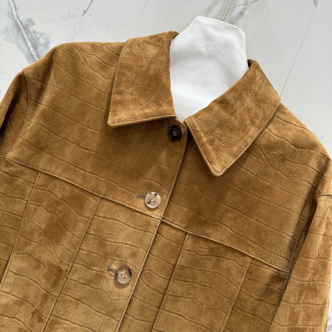 High-quality Original Squirty Girl velvet jacket, alligator-striped, classic H style, imported velvet, perfect for fashionable closets. - 图片 2