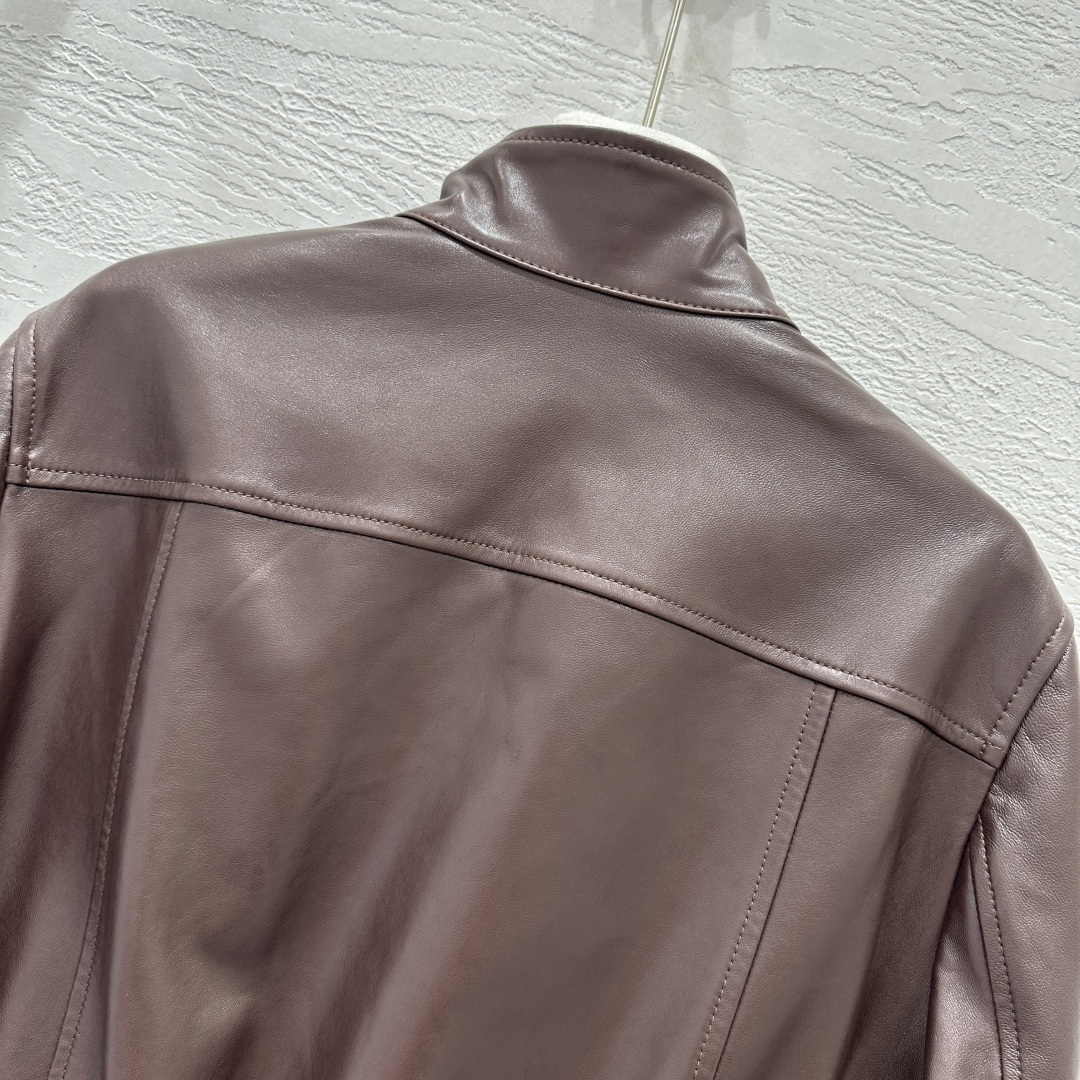 Title: P2280 Celi*e 25 Dust-Proof Bag Sheep Hide Corset Coat Summary: High-end quality retro-American design with soft sheep hide and classic style. - 图片 7