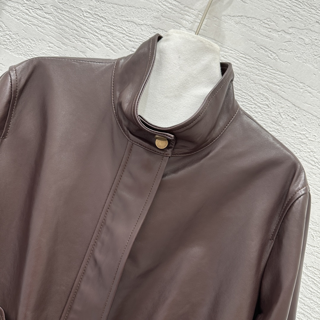 Title: P2280 Celi*e 25 Dust-Proof Bag Sheep Hide Corset Coat Summary: High-end quality retro-American design with soft sheep hide and classic style. - 图片 2