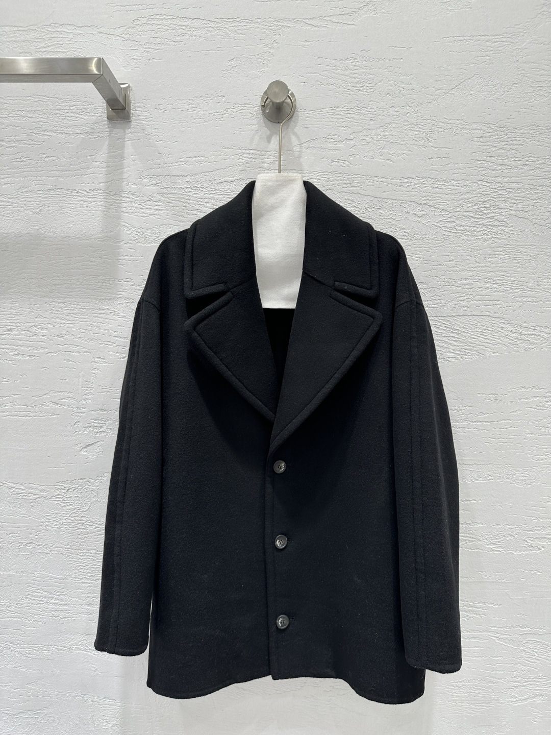 Loewe Women's Single-Breasted Wool-Cashmere Blend Relaxed Fit Blazer