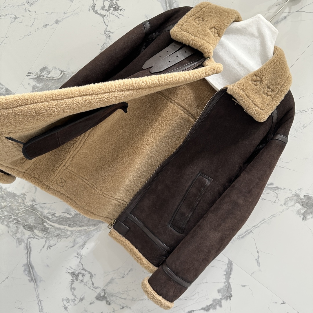 Loro Piana Shearling Biker Jacket: Exclusive Suede & Merino Wool 9 cmp i1757555775138 6989 0 6