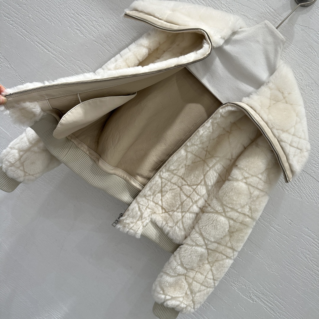 Dior Teddy Fleece-Lined Shearling Jacket with Cannage Pattern - S, M, L 9 cmp i1757579504208 194 0 7