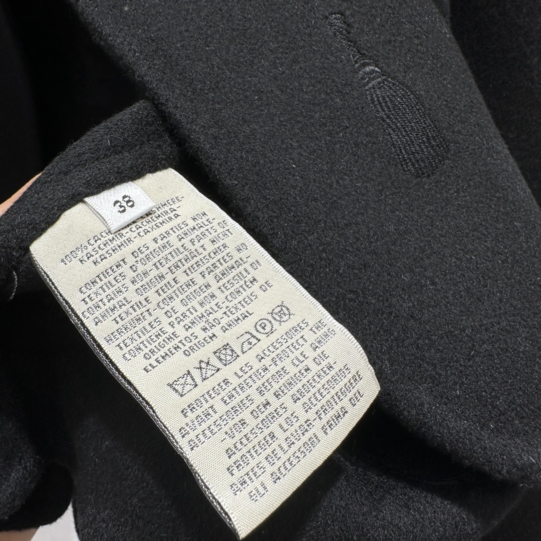 Elegant Women's Black Wool-Blend Hooded Short Coat With Embroidery 10 cmp i1758018521352 5671 0 8