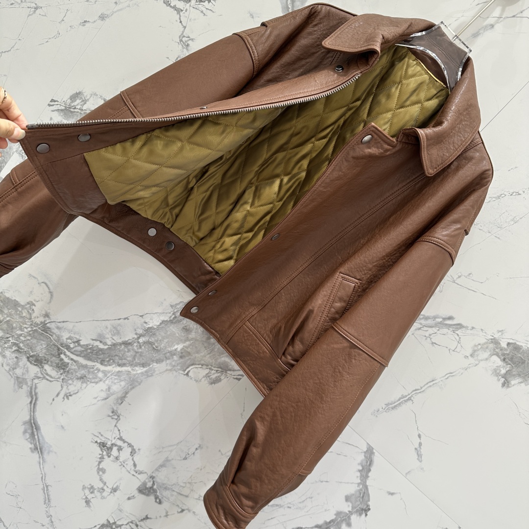 Saint Laurent Lambskin Biker Jacket - Autumn Collection - Unisex Design 10 cmp i1758601900450 3102 0 8