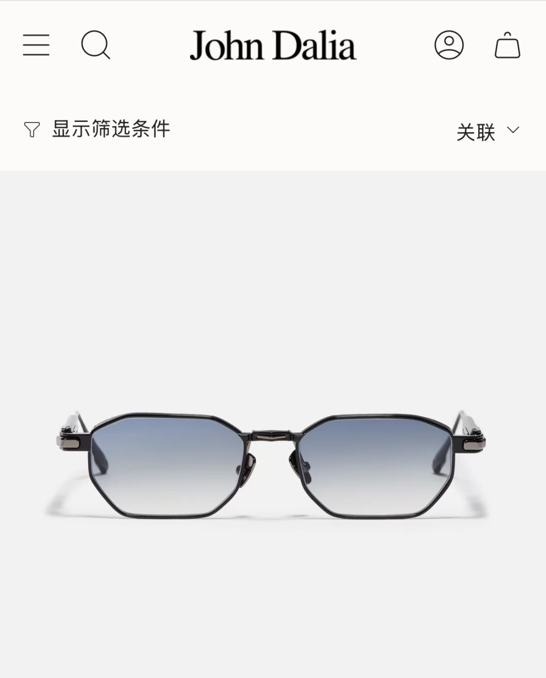 💯JOHN Dalia 限量发售AXEL 男女皆宜的矩形镜框，贵金属镜框搭配金属细节，完美融合多种材质。镜框采用突出式鼻