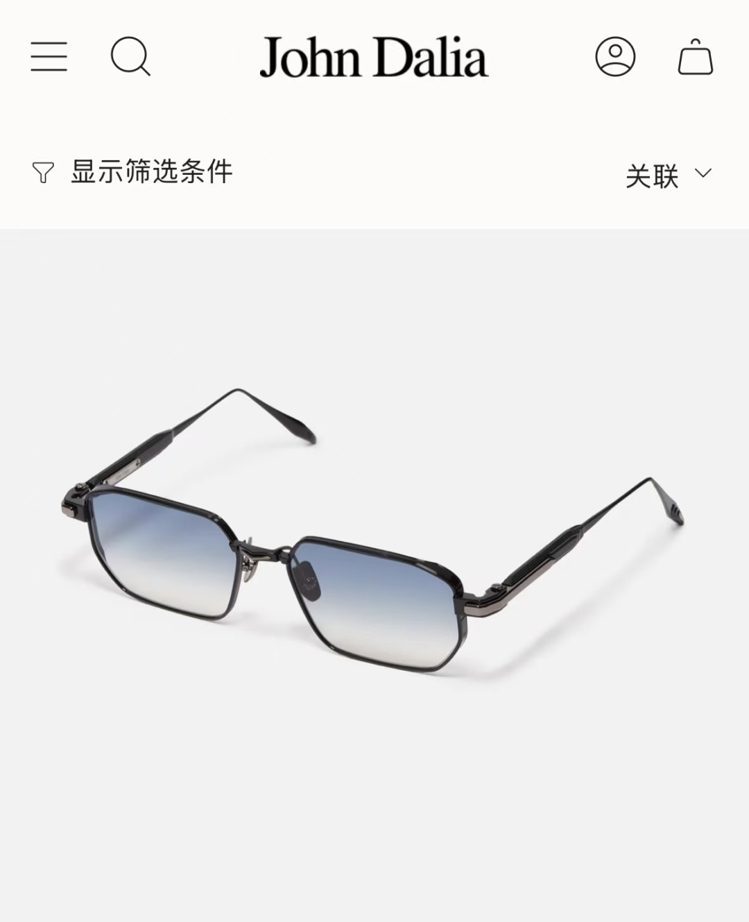 💯JOHN Dalia 限量发售AXEL 男女皆宜的矩形镜框，贵金属镜框搭配金属细节，完美融合多种材质。镜框采用突出式鼻